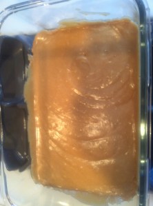 freshly poured fudge