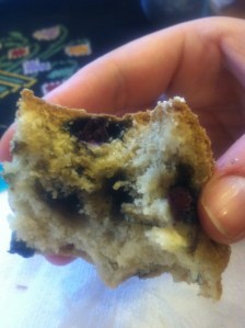 blueberry cake chunk