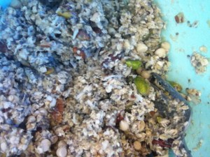 banana bread raw mix with agave